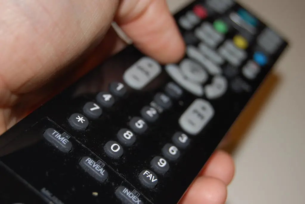 Mando a distancia de televisor